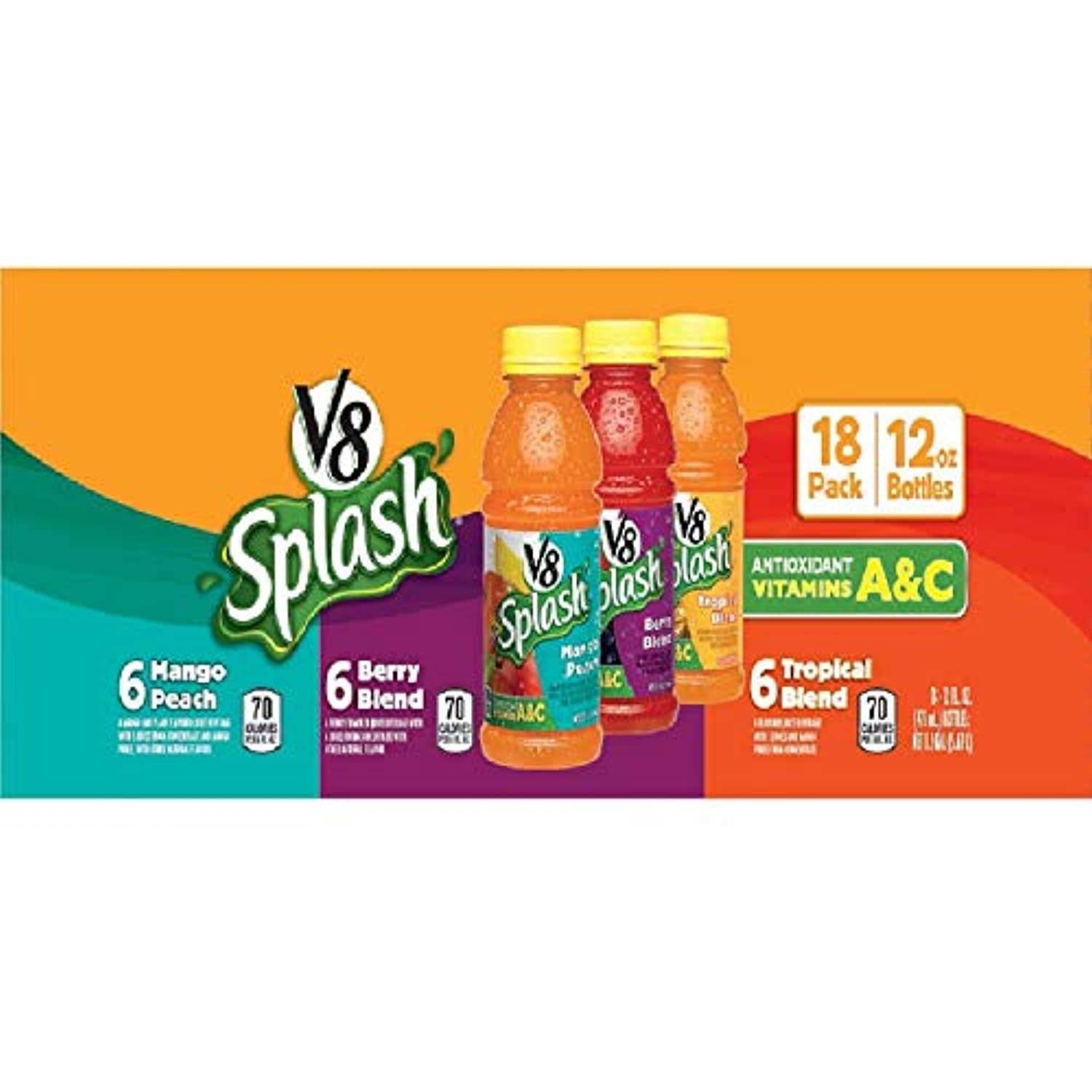V8 Splash Variety Pack (12 Oz. Bottles, 18 Pk.)