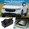 thumbnail image 2 of Interruptor de ventana eléctrica Unique Bargains No.35760T4NH01 Interruptor de control de ventana del lado del pasajero para Honda Fit HR-V Negro, 2 of 7
