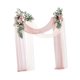 thumbnail image 2 of Conjunto de flores artificiales para arco de boda, arreglo de flores artificiales, hojas decorativas, pétalos de rosa artificiales para mesa y, 2 of 9