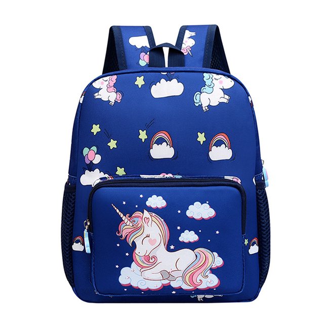 Bolsa De Unicornio Linda Mochila De Dibujos Animados Escolar Para Niños Portátil De Viaje