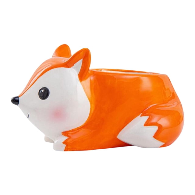 Maceta de cerámica con forma de animal para flores, regalo de inauguración de la casa, decoración para el hogar y la oficina.