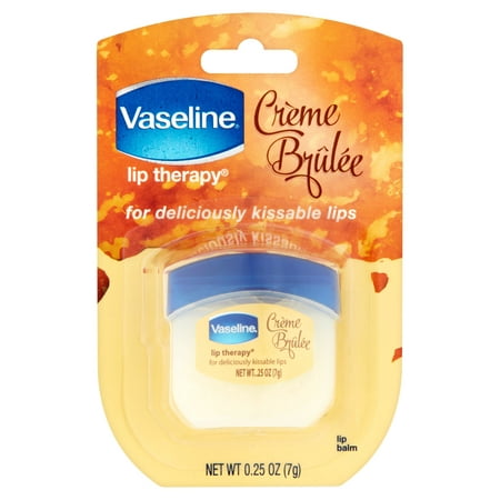 Vaseline Lip Therapy Creme Brulee Lip Balm Mini, 0.25