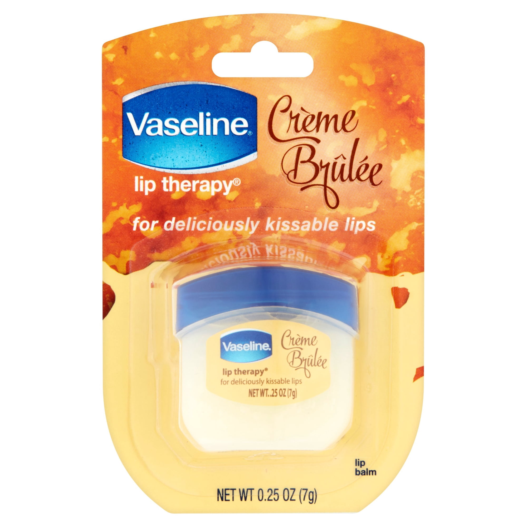 Vaseline Creme Brulee Lip Therapy Lip Balm, 0.25 oz