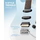 thumbnail image 2 of Guitarra eléctrica Donner DMT-66 99 cm con funda para principiantes, color azul, 2 of 9