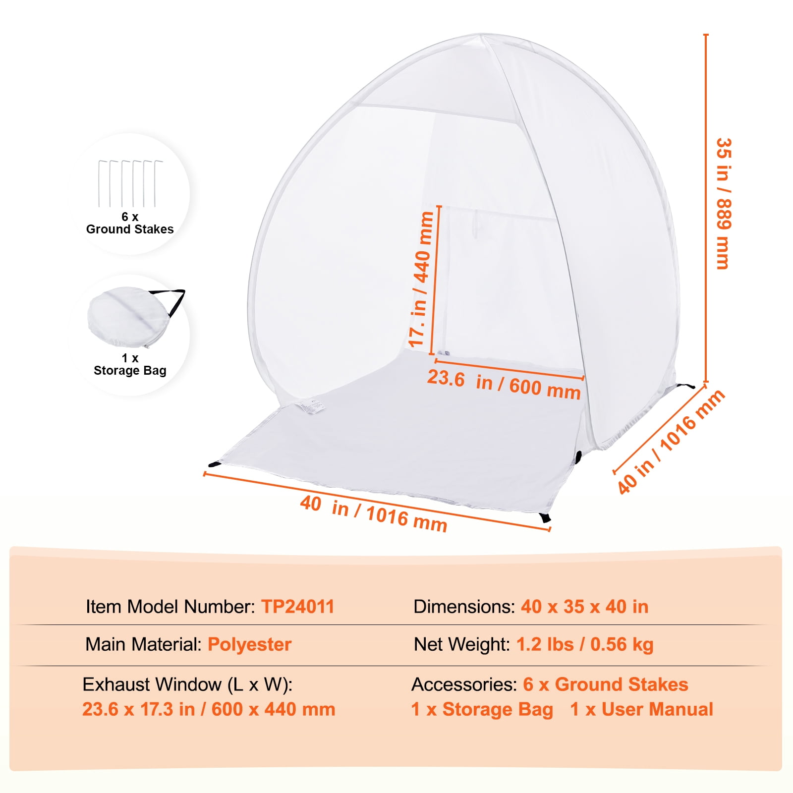 Spray Paint Shelter Portable Spray Paint Tent Booth 40x35x40 in Pop Up