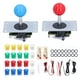 thumbnail image 2 of Botones de Arcade, Juego de Arcade para 2 Jugadores, Kits de Bricolaje, Accesorios de Joystick, Eficiencia óptima, 2 of 8