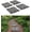 Dark Colour, variant on 4 Pcs Interlocking Stepping Stones Outdoor for Garden, 11.8" Square Pavers for Landscaping, Outside Pebble River Stone Mat for Yard Lawn Patio Pathway Walkway (Light Colour)
