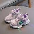 thumbnail image 2 of LYHaoo Luminous Kids Girls Light Sport Children LED Shoes Baby Shoes Sizes 10 Purple(Little Kid), 2 of 6