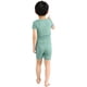 thumbnail image 5 of Odeerbi 6M-7Y Conjunto de Pijama de Verano Para Niños Y Niñas de Punto Elástico Con Camiseta de Manga Corta Y Pantalón Corto de Cintura Alta Conjunto de Pijama de Dos Piezas, 5 of 5