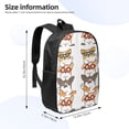 thumbnail image 2 of Uemuo Corgi Dog2 Printed Durable 17-inch Student Backpack - Lightweight, Waterproof, Adjustable Straps, Ideal for School, Work, Travel, 2 of 5