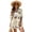 Bee Daisy Honeycomb, variant on Brown Leopard Print Two Piece Sets for Women Summer Half Sleeve Kimono Shorts Set Beach Vacation Lounge Set 2 Piece Summer Outfits Fashion 2026, M