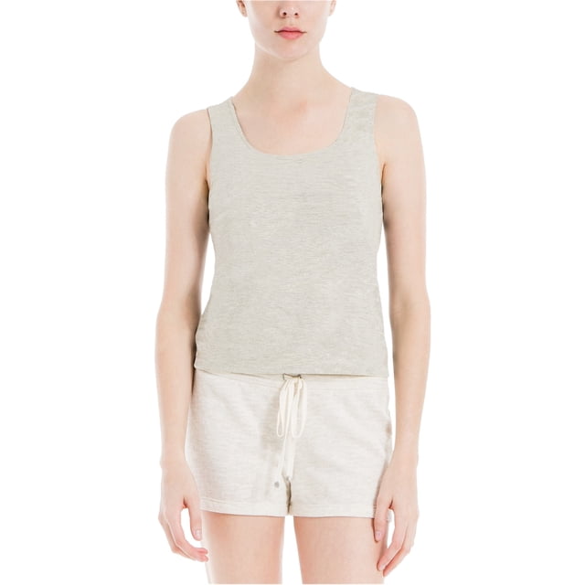 Max Studio London Womens Solid Tank Top, Grey, X-Large