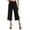 Black, variant on BILIKEYU 2025 Womens Pants Loose High Waisted Wide Leg 3/4 Pants Casual Trousers with Pockets, Business Casual Pants for Women, Womens Dress Pants, Womens Office Attire