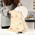 thumbnail image 6 of GZHJMY Soft Absorbent Reusable Kitchen Towels, Set of 4|28x18 in, Colorful Flowers Dining Kitchen Living Room Tea Towels Dish Towels Decorative Towels, 6 of 7