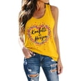 thumbnail image 1 of Gpoecd Camisoles Grande Taille pour Femmes Camisole Mode pour Carnaval Fête Tenue Décontractée Confortable Extensible Sans Manches Camisoles pour Femmes Jaune,m, 1 of 4
