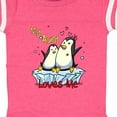 thumbnail image 4 of Inktastic My Aunt Loves Me Penguin Boys or Girls Baby Bodysuit, 4 of 5