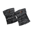 thumbnail image 2 of Black Socks Winter Warm Boot Cuffs Crochet Knitted Boot Cuffs Short Leg Boot Topper Socks Short Ankle with Slouch Button Design for Women Girls, 2 of 5