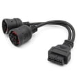 thumbnail image 1 of Cable Heavy Duty J1708 6 Pin to J1939 9 Pin OBD Car Diagnostic One Point Two Connector Fix Repair Maintenance Adapter, 1 of 7