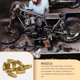 thumbnail image 3 of Speravity Paquete de 10 carburador de motocicleta Jet M5x0.8 rosca motocicleta Carb cobre Jets reemplazo de mantenimiento para OKO/KOSO/PE/PWK Herramientas y ferretería tipo 5 Speravity  TO008891-05, 3 of 6