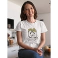 thumbnail image 2 of Panda Bear Frida Women White T-Shirt, Female Medium, 2 of 4