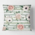 thumbnail image 2 of Designart Floral Retro Pattern V' Mid-Century Modern Throw Pillow - 16x16, 2 of 2
