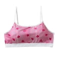 thumbnail image 3 of Slim Fit Vest Women's Base Layer Vest Heart Stripe Design Slim Fit Top with High Elasticity Built-in Breast Pads Color Matching Tank Top for Sport, 3 of 6
