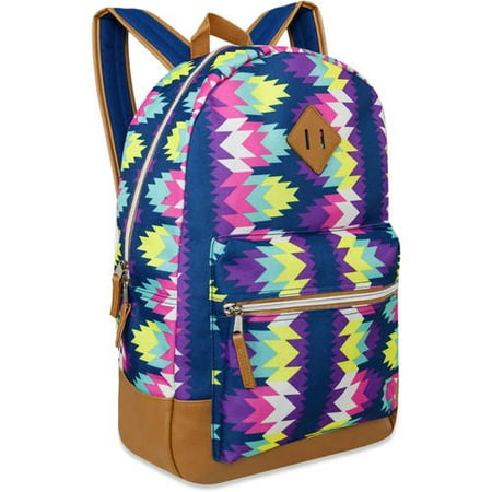 17.5 Inch Classic Backpack with Reinforced Vinyl Bottom and Comfort ...