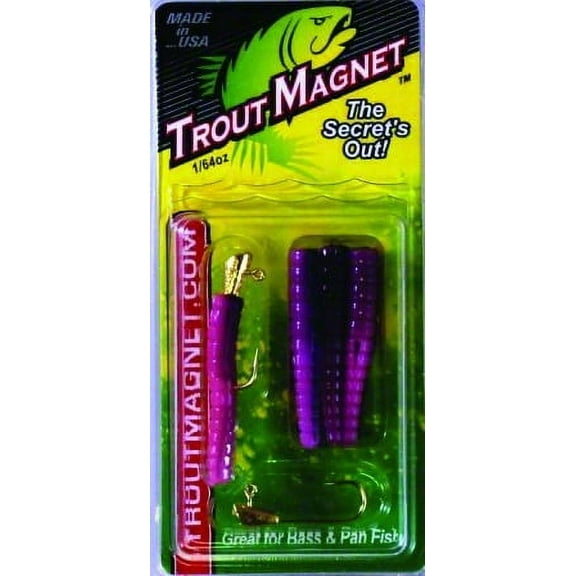 Leland Lures Trout Magnet Softbait 1/64 oz, Purple Haze, 9 Count