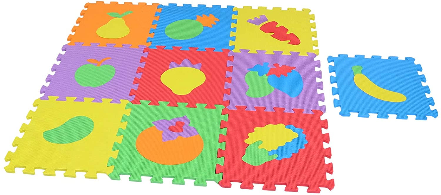 Baby Foam Puzzle Play Mat Crawling Interlocking Tiles Colorful Floor