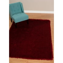 United Weavers Benella Nyssa Red Woven Polyester Shag Area Rug