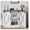 White, variant on Farmhouse Coffee Bar Cabinet 42 Inch Kitchen Storage Console with Sliding Barn Doors Espresso Beverage Station Buffet Sideboard for Dining Room and Living Room