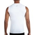 thumbnail image 3 of RunFlyte Men's Tech Flyte Compression Tank Top  White/Grey f1201-wwg, 3 of 3
