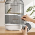 thumbnail image 5 of YiFudd Bird Cage Seed Catcher, Adjustable Mesh Seed Catcher Guard for Bird Cage with Adhesive Strip, 4.7x315in, 5 of 5