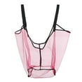 thumbnail image 4 of PEONAVET Mesh Beach Bag, Large Beach Tote Bag for Women, Foldable Mesh Travel Bag Swimming Pool Bag, Waterproof Sandproof Beach Toy Organizer, 4 of 6