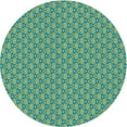 thumbnail image 1 of Ahgly Company Indoor Round Patterned Algae Green Area Rugs, 3' Round, 1 of 1