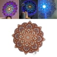 thumbnail image 2 of Luz de noche para habitación de , decoración de pared brillante para , lámpara de Mandala romántica acrílica de para pasillo, sala Acrílico, 2 of 8