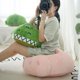 thumbnail image 2 of Almohada de peluche de dinosaurio Rex de gran tamaño, cojín trasero de cerdo rosa y jamón de animé, silla, sofá, peluches encantadores, decoración del hogar, regalo de Navidad, 2 of 5