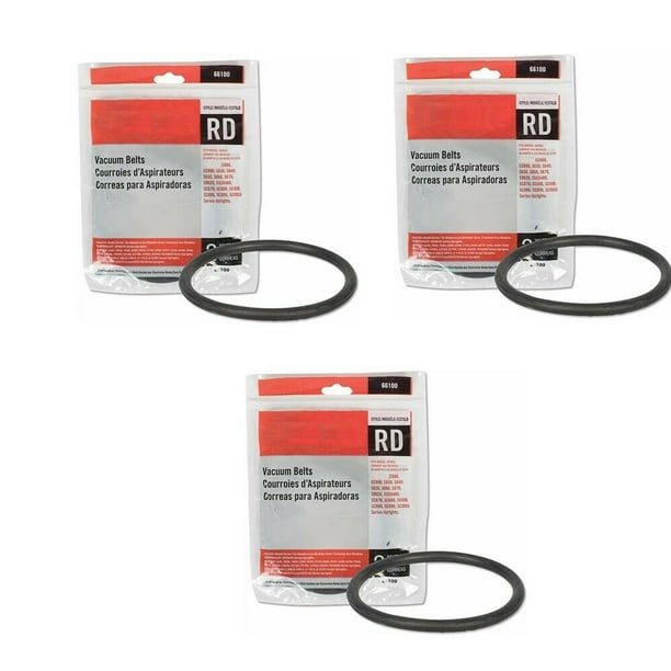Eureka,66100, Sanitaire Upright Vacuum Cleaner Belt (6Pk)