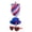 Multicolor#002, variant on July 4th Porch Goose Set, including hat, sunglasses, and star shaped headscarf, suitable for 23 inch and 17 inch garden goose statues, American flag Independence Day yard decoration