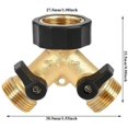 thumbnail image 2 of Connection Of 2-way Y-distributor For Water Supply Loop Dual-tap Washing Machine, 2 of 3
