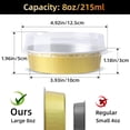 thumbnail image 2 of Mini Ramekins with Lids oz Disposable Aluminum Foil Cake Baking Tins Pans Creme Brulee Tart Pie Tins Silver Small Individual Round Containers Oven for Baking, 2 of 7