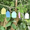 thumbnail image 3 of 5 Sets/500pcs Unique Hanging Tags Plastic Waterproof Hanging Labels with Strap Line for Garden Daily Use (3.6x2.5cm, Mixed Color), 3 of 9