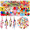 304pcs Beads Keychain Making Kits, variant on 314pcs Boxed Jewelry and Keychain Making Kit DIY Crafting Charms Bracelet Making Kits Cute Jewelry Beading Including Hooks Lobster Clasps Key Rings and Jump Rings for Craft Supplies