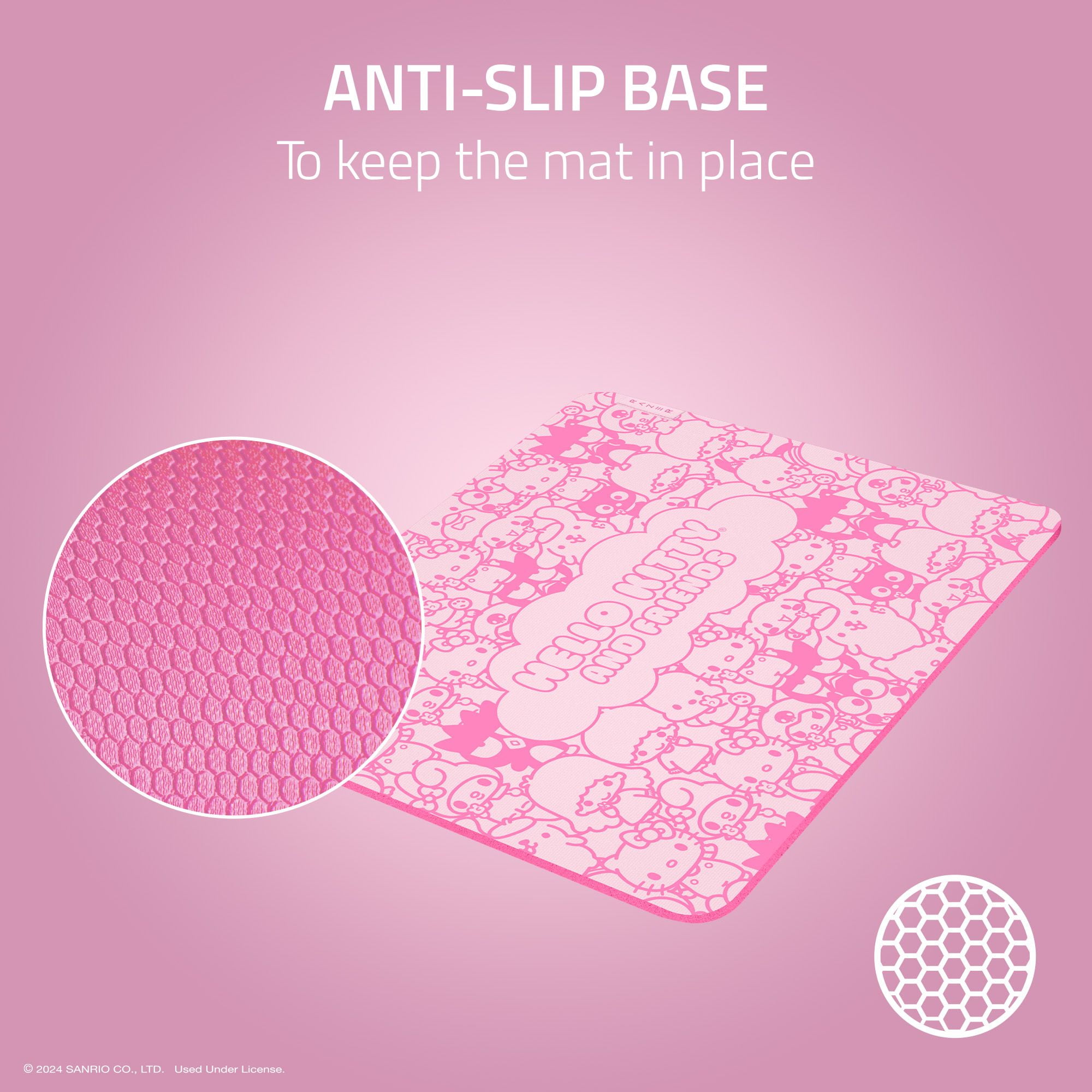 Razer Gigantus V2 Soft Gaming Medium Mouse Mat, Hello Kitty & Friends