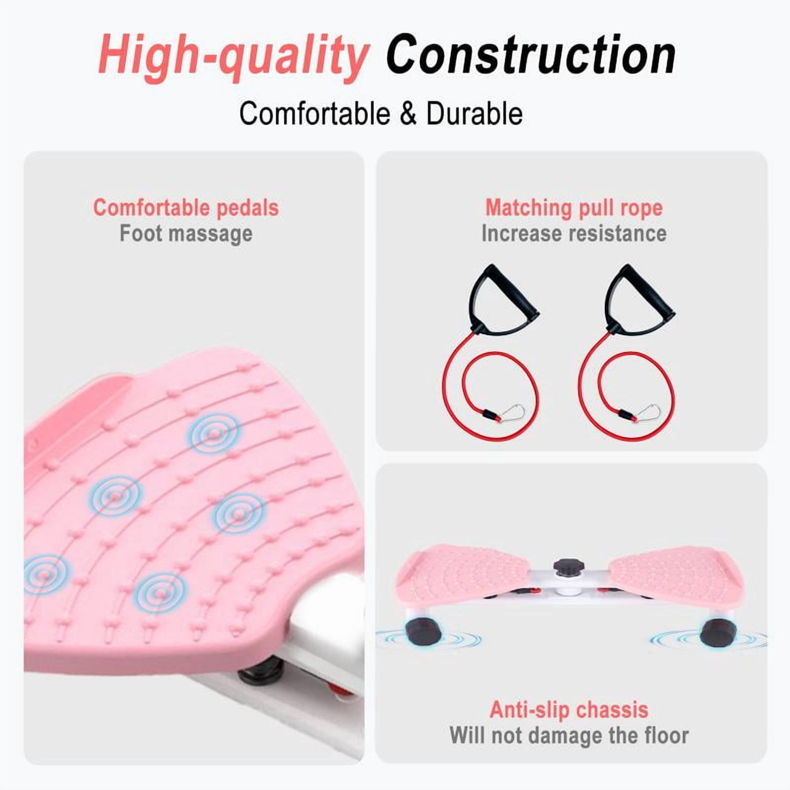 HOTWAVE Waist Twister Machine 300 lbs weighing,Ab Board for Women - Core Workout Equipment, Portable Waist Toner  for Aerobic Exercise - Home Gym Cardio