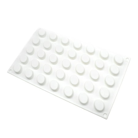 

TureClos 35-cavity Cookies Mold DIY Chocolate Pastry Crafting Ice Cube Silicone Mould Bakery Baking Tool Kitchen Gadget Oval