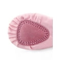 thumbnail image 3 of Daydance Canvas Ballet Shoes Split Dance Slippers Flats Yoga Dance Shoe For Toddler Girls, Pink, 3 of 5