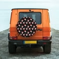 thumbnail image 6 of Sikiie Cartoon Mushroom PVC Leather Spare Tire Wheel Cover Spare Tire Cover, for Car Truck SUV Camper Trailer Universal Fit(14-17in)-15 inch, 6 of 6