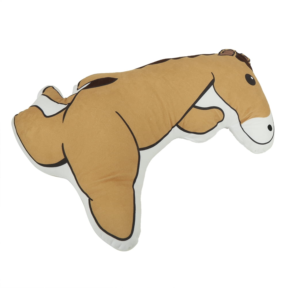 Tebru Funny Horse Cartoon Emotion Stuffed Toy Doll Stuffed Animal Pet Horse  Pillow,Emotion Stuffed Toy 