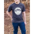 thumbnail image 5 of Camco Life is Better at The Campsite Navy Blue T-Shirt Soft Cotton Blend, Comfortable Material, Great for a Gym Shirt - Large (53212), 5 of 6